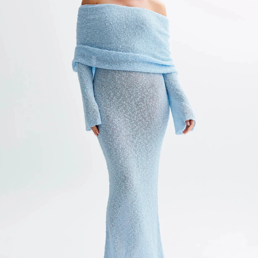 Figurbetontes Strickkleid