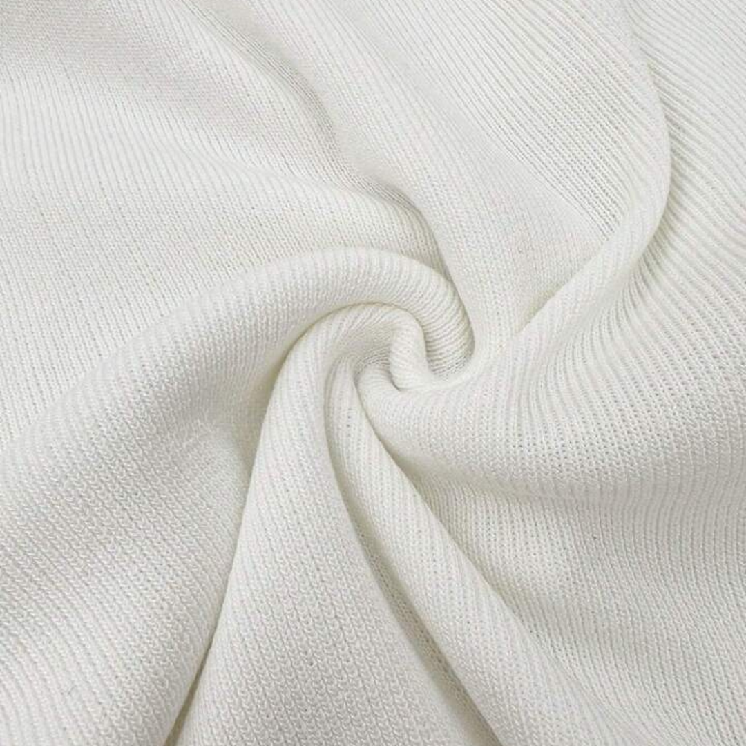 V-Ausschnitt Strick-Top mit Knöpfen