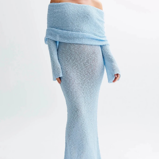 Figurbetontes Strickkleid