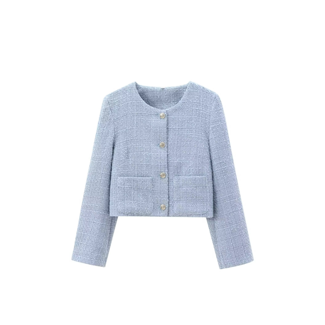 ShineFit Jacke Hellblau