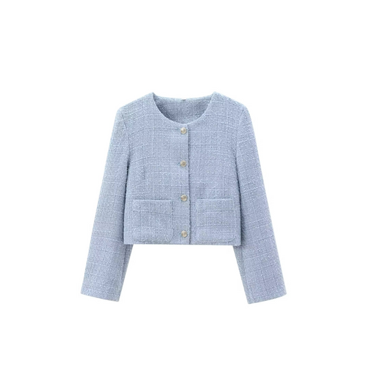 ShineFit Jacke Hellblau