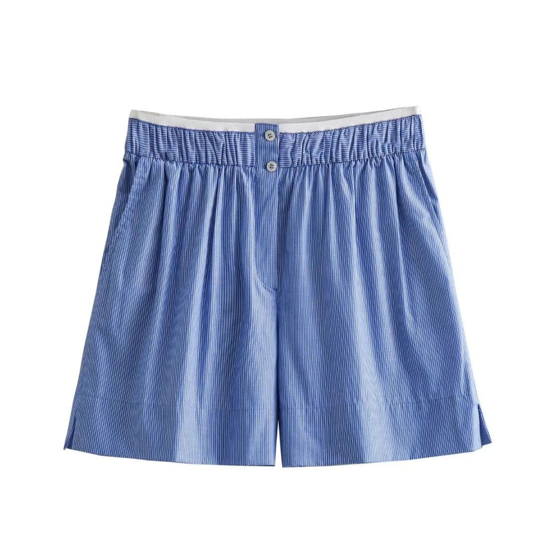 Blaues Streifen-Set