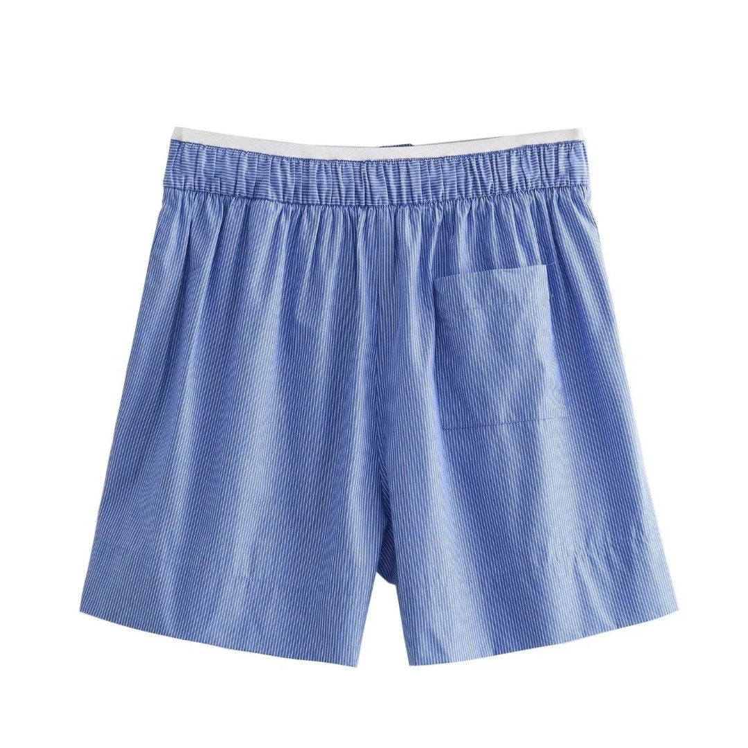 Blaues Streifen-Set