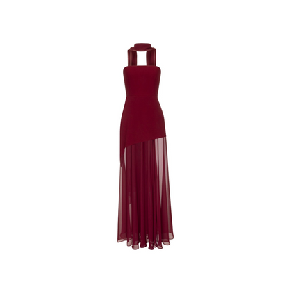 Ethereal Elegance“ – Halterneck Abendkleid