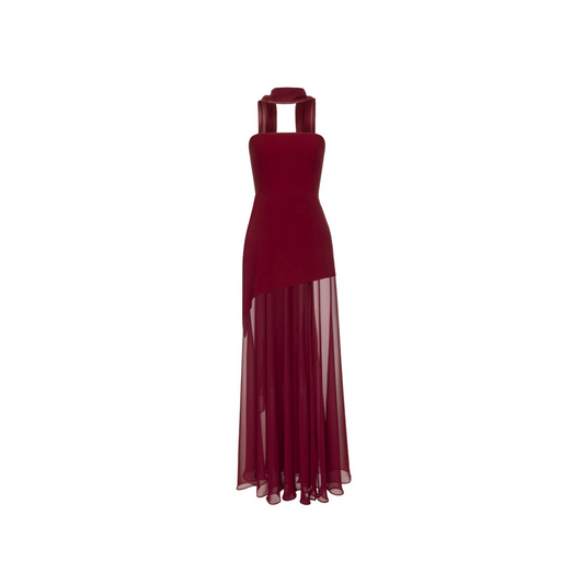 Ethereal Elegance“ – Halterneck Abendkleid
