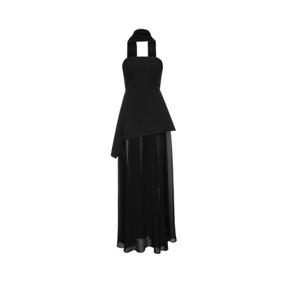 Ethereal Elegance“ – Halterneck Abendkleid