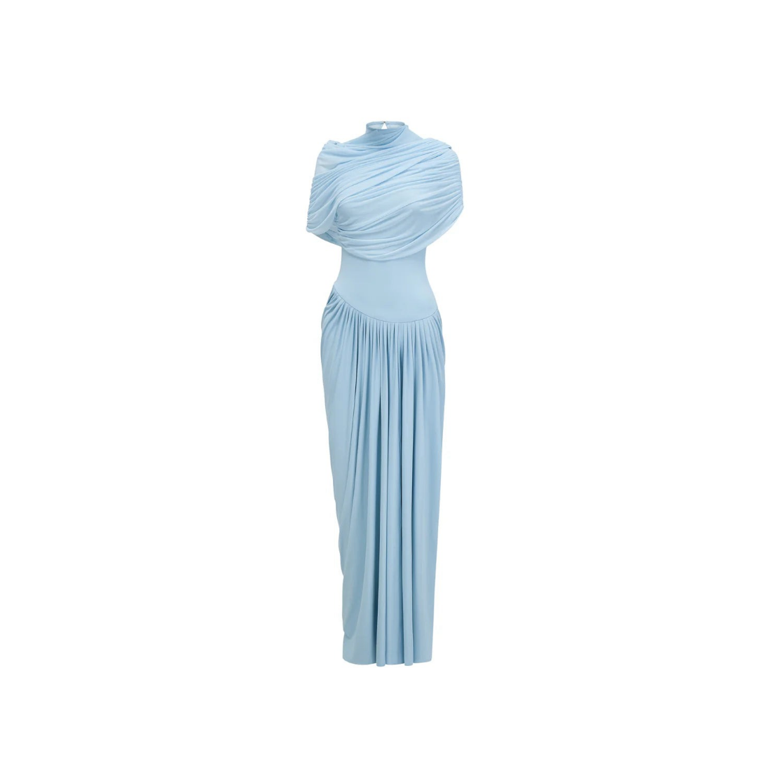 Blue Aura“ – Maxikleid