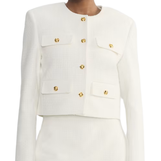 Jacke weiss