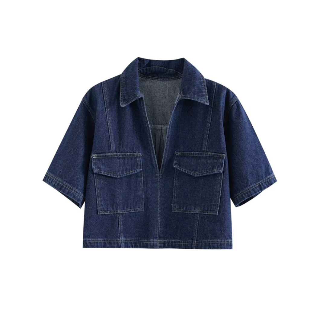 Denim-Set kurz