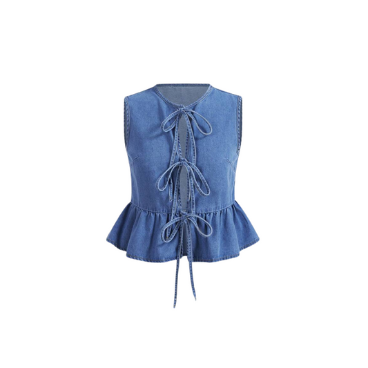 Denim Chic Top
