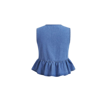 Denim Chic Top